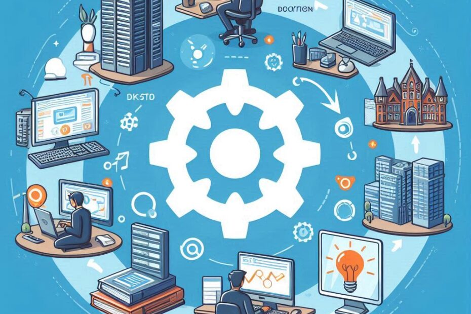 Basic software development lifecycle at a tech company